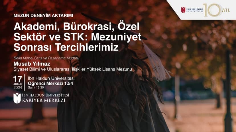 Alumni Experince Sharing: Academia, Bureaucracy, Private Sector, and NGOs - Our Post-Graduation Choices