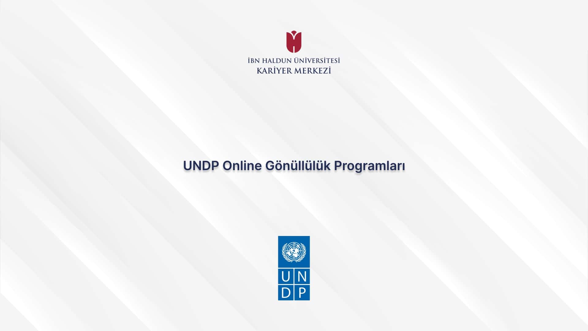 UNDP Online Volunteering Opportunities