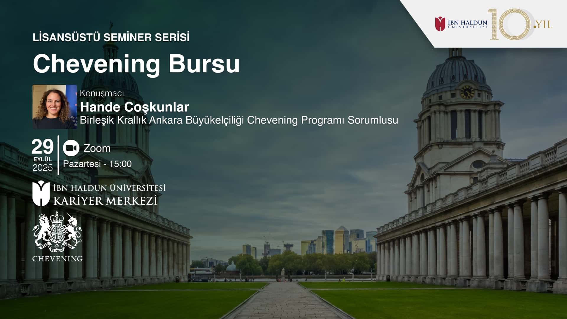 Lisansüstü Seminer Serisi: Chevening Bursu
