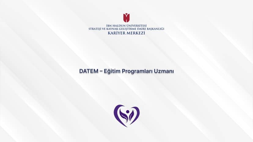 DATEM – Eğitim Programları Uzmanı